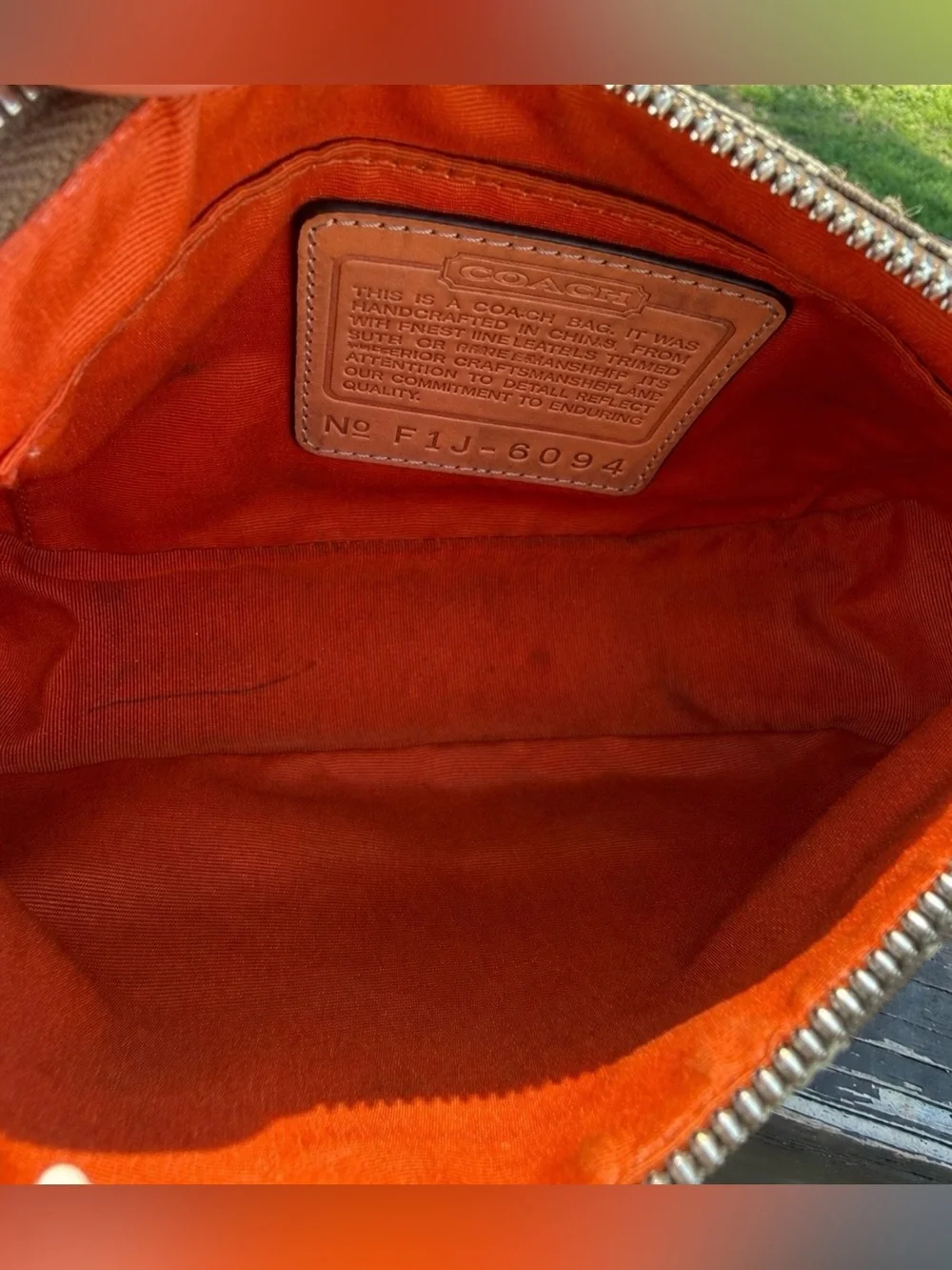 Coach Vintage Signature Demi Pouch/Shoulder Bag